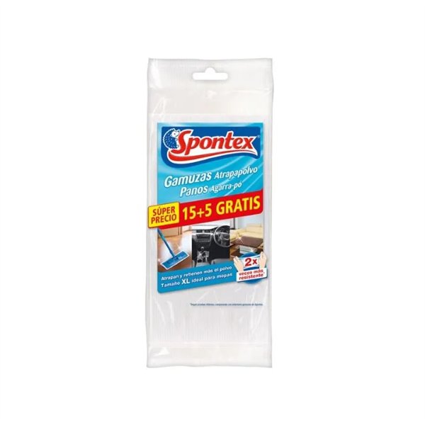 Spontex seemisnahast tolmupüüdja 15 + 5 ühikut