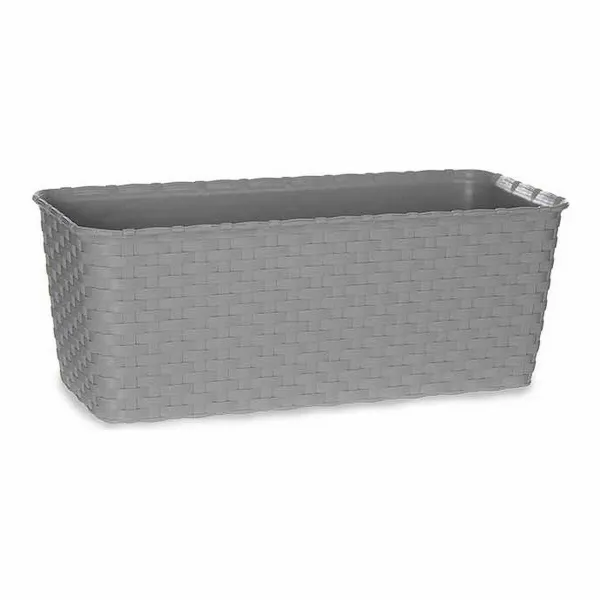 Наружный ящик для растений Stefanplast Серый Пластик 13 x 11 x 29 cm (12 штук)