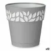 Vazonas su automatiniu drėkinimu Stefanplast Balta Pilka Plastmasinis 15 x 15 x 15 cm (12 vnt.)