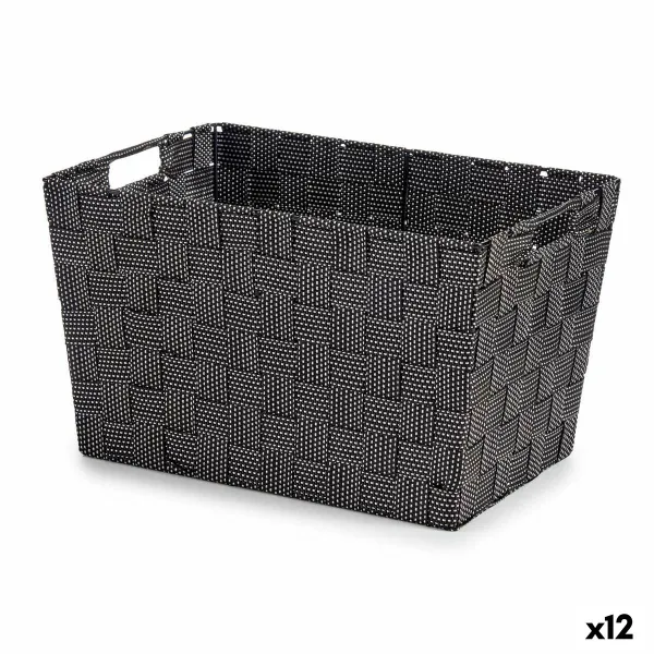 Uzglabāšanas Kaste Kipit Melns Poliesters Drāna Pīšana 10 L (12 gb.)