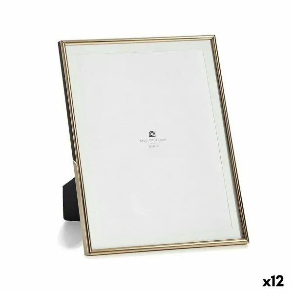 Фото рамка Gift Decor Позолоченный Стеклянный Сталь (12 штук)