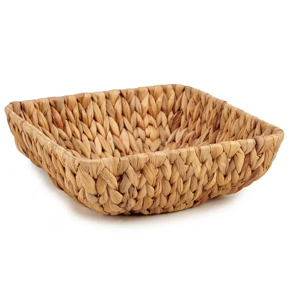 Galda rotājums Gift Decor Brūns Metāls Ūdens hiacinte 26 x 8 x 26 cm 25,8 x 8 x 25,8 cm (12 gb.)