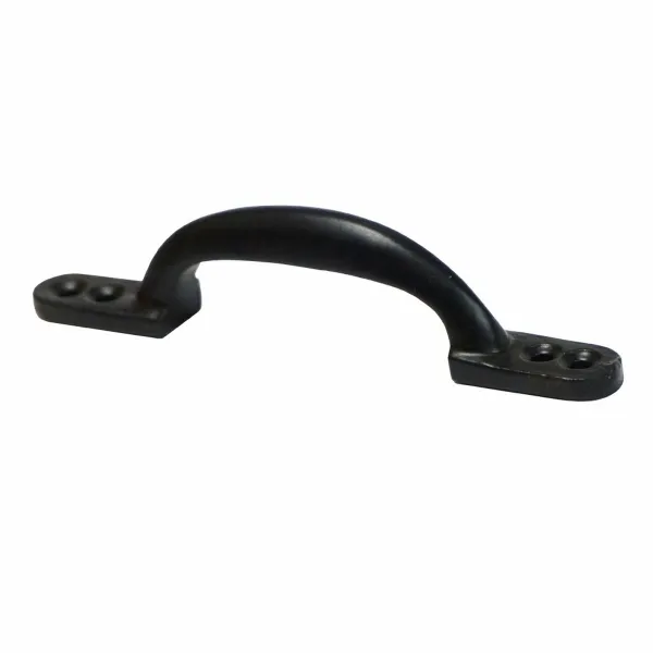 Дверная ручка EDM 85612 Чёрный Сталь 155 mm