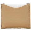 La Bouche Rouge Camel Leather Compact Case