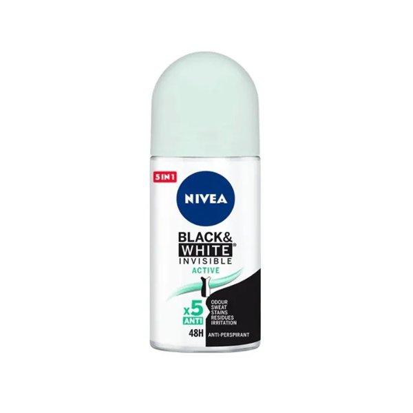 Rull-deodorant Nivea Men Black White Active 50 ml