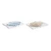 Staltiesė ir servetėlės DKD Home Decor 150 x 250 x 0,5 cm Mėlyna Ruda Balta (2 vnt.)