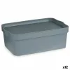 Контейнер для хранения с крышкой Kipit Серый Пластик 6 L (12 штук)