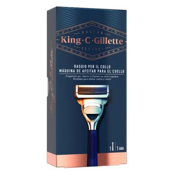 Станок для бритья King C Gillette Neck Razor Синий