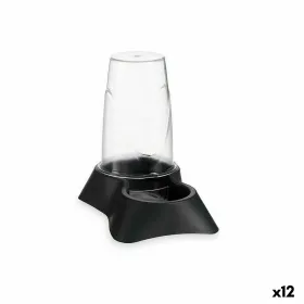 Mājdzīvnieku barības trauciņš Mascow Caurspīdīgs Antracīts polipropilēns 650 ml 12,5 x 18 x 19 cm