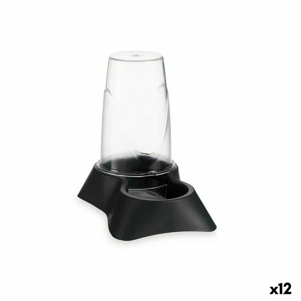 Кормушка для животных Mascow Прозрачный Антрацитный полипропилен 650 ml 12,5 x 18 x 19 cm