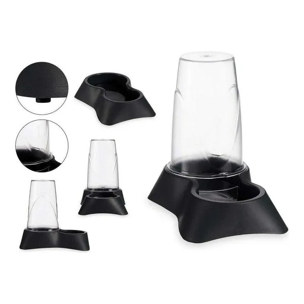 Gyvūnų maisto dėžė Mascow Skaidrus Antracito polipropileno 650 ml 12,5 x 18 x 19 cm