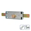 Iebūvējamā slēdzene EDM 85260 Tērauds 154 x 59 mm Žalūzijas Ievietots