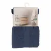 Bath towel Berilo Blue 80 % cotton 20 % Polyester 70 x 0,5 x 130 cm 35 x 1 x 20 cm (3 Units)