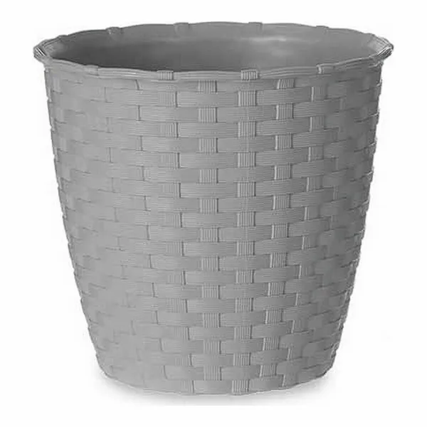 Kukkaruukku Stefanplast Harmaa Muovinen 14 x 13 x 14 cm (12 osaa)