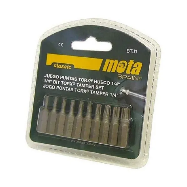 Teräsetti Mota btj1 25 mm 10 osaa