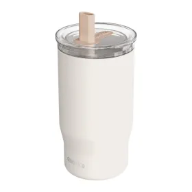 Quokka Mist - Stainless Steel Thermal Mug 720 ml with Straw (Ivory)