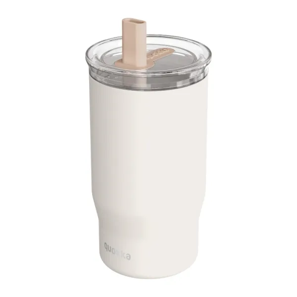 Quokka Mist - Stainless Steel Thermal Mug 720 ml with Straw (Ivory)