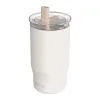 Quokka Mist - Stainless Steel Thermal Mug 720 ml with Straw (Ivory)