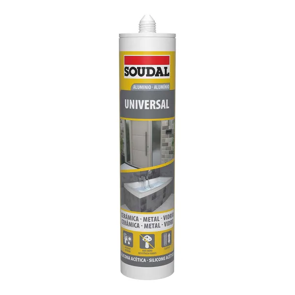 Silicone Soudal 115924 Universal Silver 280 ml