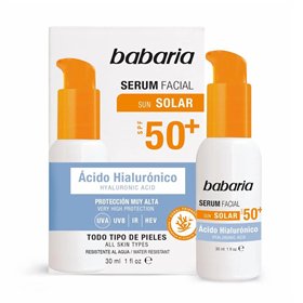 Įdegį paryškinanti priemonė Babaria SOLAR Spf 50+ 30 ml