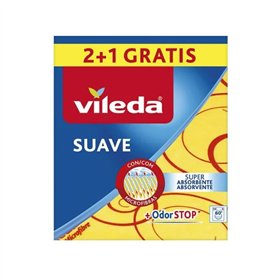 Мягкая тряпка для посуды Vileda Odor Stop, 3 шт.