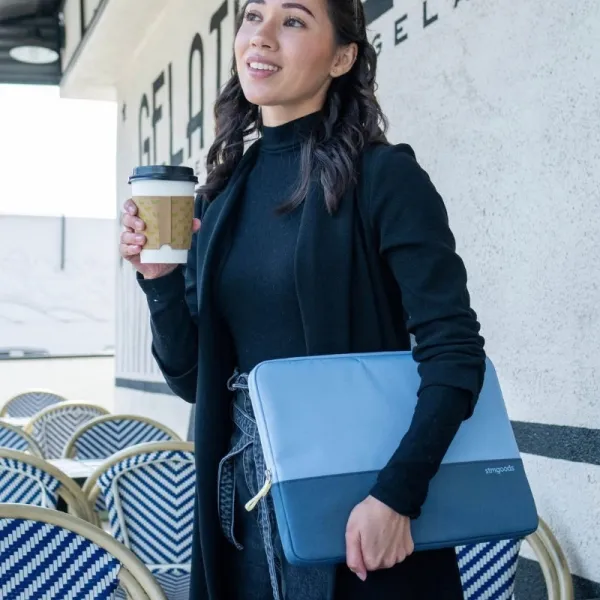 STM Origin Laptop Sleeve – Case for MacBook Pro 14" / Laptop 14” / 13” (Black slate)