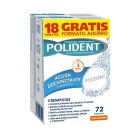 Polident-puhdistustabletit 72 kpl