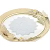 Pöytäkoriste DKD Home Decor Beige Hartsi Peili 24 x 22,6 x 18 cm