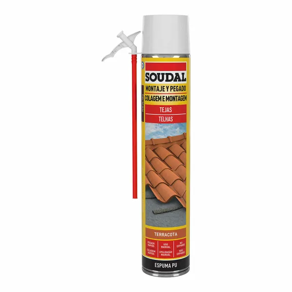 Vaahto Soudal Polyuretaani Katto Punainen 750 ml