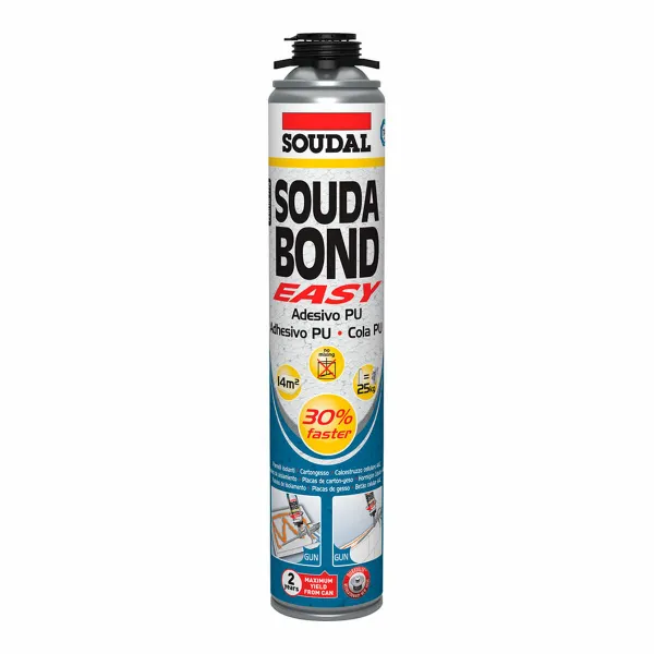 Putas Soudal SoudaBond Easy Poliuretāns Ierocis 750 ml