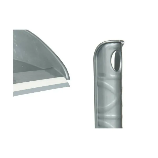Dustpan Silver Plastic 23 x 33 x 7,5 cm 23 x 33 x 7 cm Hand (24 Units)