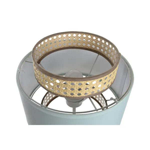 Stalinė lempa DKD Home Decor Metalinis Žalia Šviesiai rožinis 220 V 50 W 26 x 26 x 55 cm (2 vnt.)