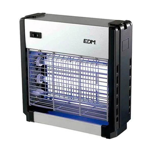 Electric insect killer EDM 06011 Black Silver 12 W 25,5 x 9 x 26 cm Professional
