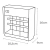Elektrinis vabzdžių žudikas EDM 06011 Juoda Sidabras 12 W 25,5 x 9 x 26 cm Profesionalus