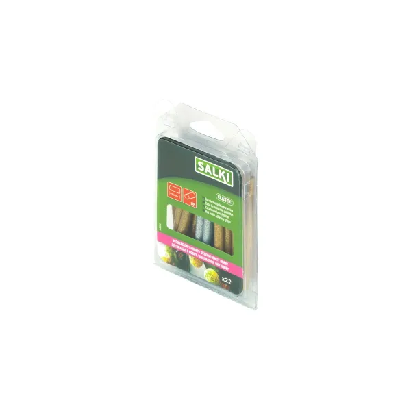 Karstās līmes nūjiņas Salki 430208 Sudrabains Bronza Purpurīns Dekors Ø 8 x 95 mm 105 g (22 gb.)