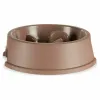 Slow Eating Food Bowl for Pets Mascow Beige Plastic 1,5 L 27 x 7,5 x 27 cm (12 Units)