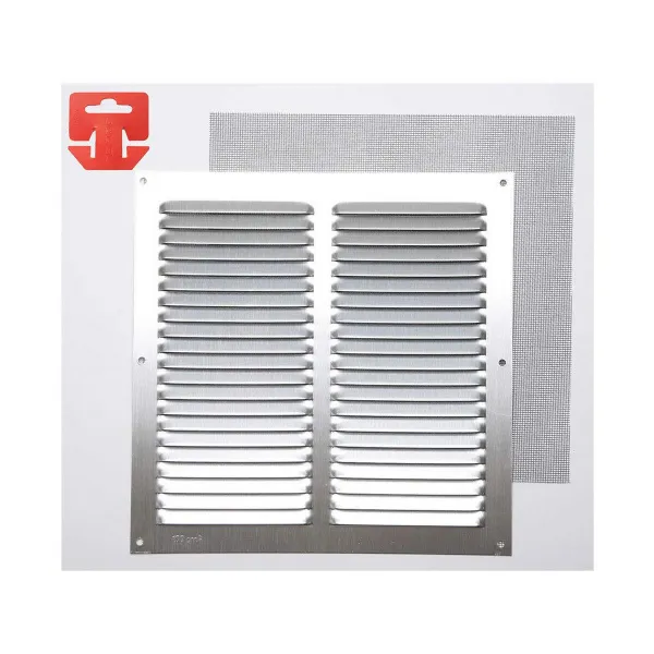 Ventilācijas režģis Fepre Hromēts 25 x 25 mm Moskītu tīkls