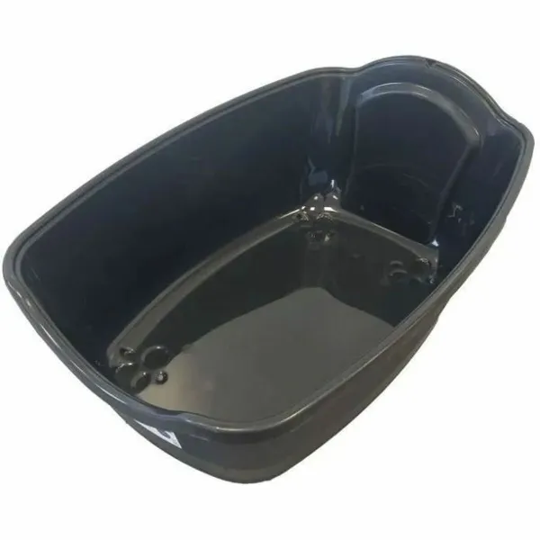 Kissan hiekkalaatikko Petdesign Samba 56 x 40 x 39 cm Valkoinen/Musta