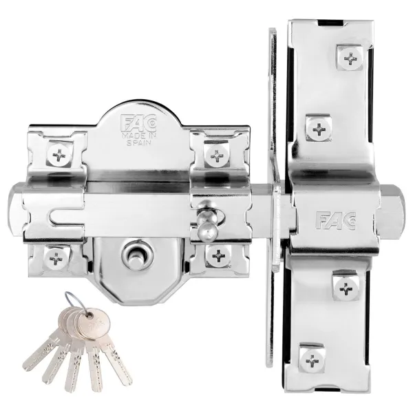 Turvalukko Fac 946-rp/80 UVE Anti-Bumping nikkeli Teräs 50 mm