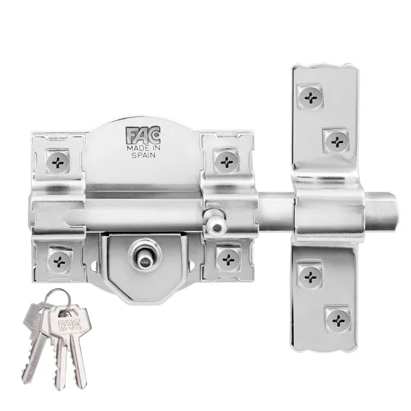 Замок безопасности Fac 300-r/80 никель Сталь 40 mm 80 mm
