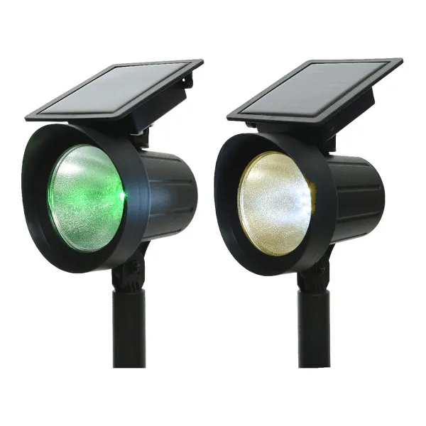 Set of solar garden lights Lumineo 25 lm 13 x 11 x 42,5 cm Solar Projector LED RGB
