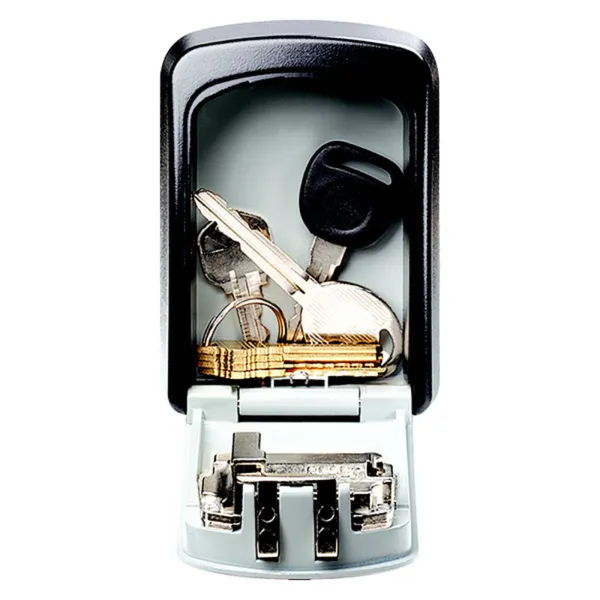 Võtmekapp Master Lock 5401EURD Metall Must/Hall 8 x 3 x 12 cm