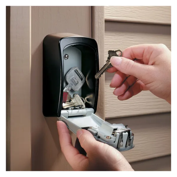 Raktų spinta Master Lock 5401EURD Metalinis Juoda / Pilka 8 x 3 x 12 cm