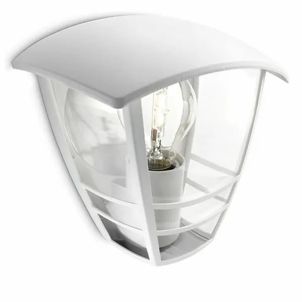 Seinävalo Philips Creek 19,5 cm Valkoinen Metalli Alumiini A+ E27
