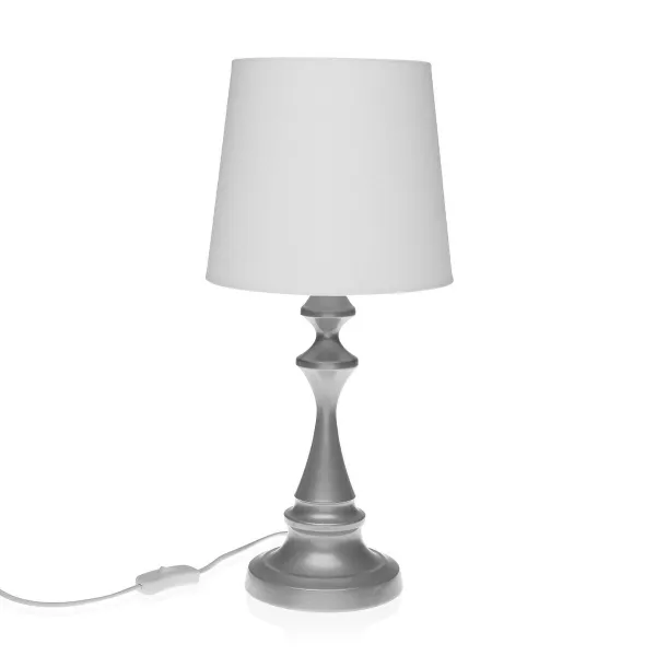 Galda lampa Versa Gene Pelēks 23 x 49 cm Metāls