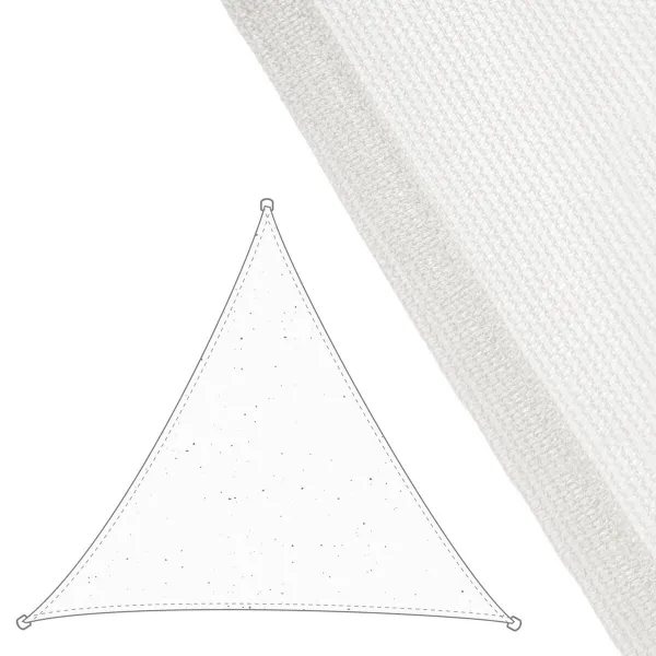 Shade Sail Vela sombreo White 3,5 x 3,5 m 350 x 350 x 0,5 cm Awning