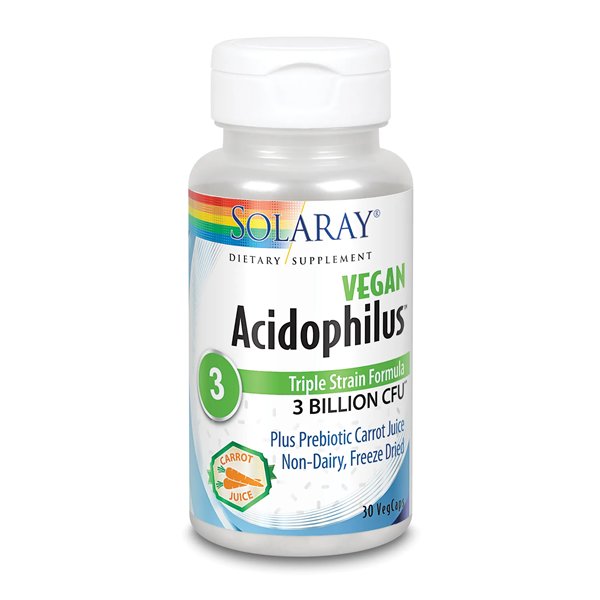 Solaray Acidophilus Plus 3 miljardi 30 kapsulas