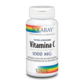 Solaray Vitamina C 1000 Mg 100 Tablettia