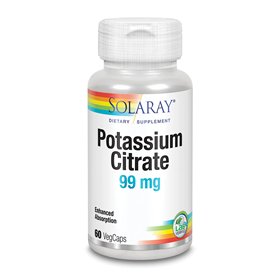 Solaray Potasio Citrato 99 Mg 60 Caps