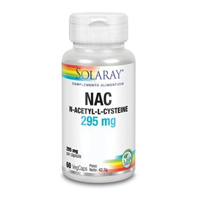 „Solaray Nac 295 Mg“ 60 kapsulių